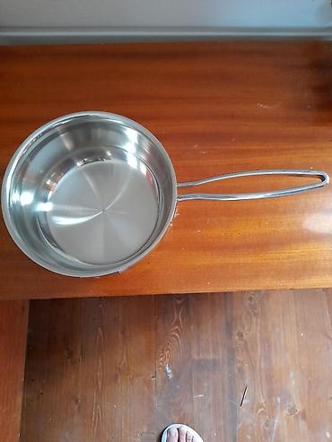 dəmir qazan: Qazan, rəng - Gümüşü, Paslanmayan polad, 1,5 bucket volume l, 16 sm, Lacor — 2