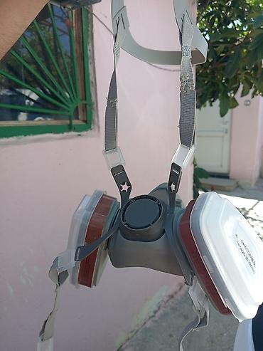qizil maska: 0993679192 əlaqə nomresi - Tip: iki kartuşlu yarım üzlük respirator - — 1