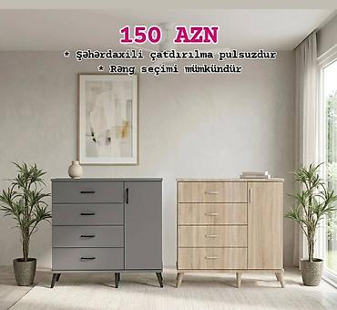 комод бу: Mebel dəsti – çekmecəli şkaf/komod Xüsusiyyətlər: - 4 çekməce + yan — 1