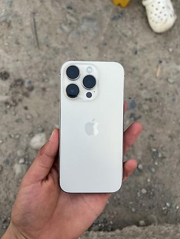 apple m4: IPhone 14 Pro, 128 ГБ, цвет серебристый (Silver) сарапина нет ачылган — 1