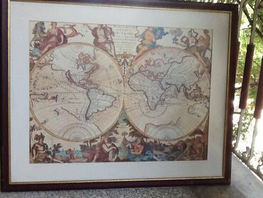 Mappe Monde ou Desctiprtion Du Globe ''Le Duc De Bourgogne'' H