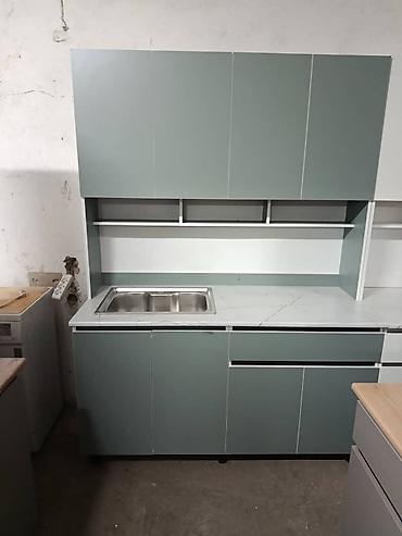 silver kitchen: Кухонный гарнитур в современном минималистичном стиле - Комплектация — 1