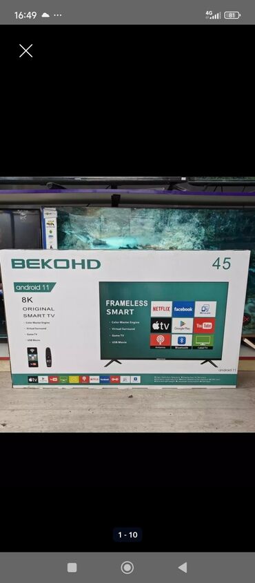 Телевизоры: Телевизор YASIN 43" (109 см) Slim с Google TV - Платформа: Google TV — 13