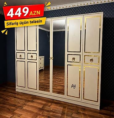 Paltar dolabları, qarderoblar: 6 qapılı paltar dolabı - Ölçü: 2.40 × 2 × 47 sm - Dizayn — 7
