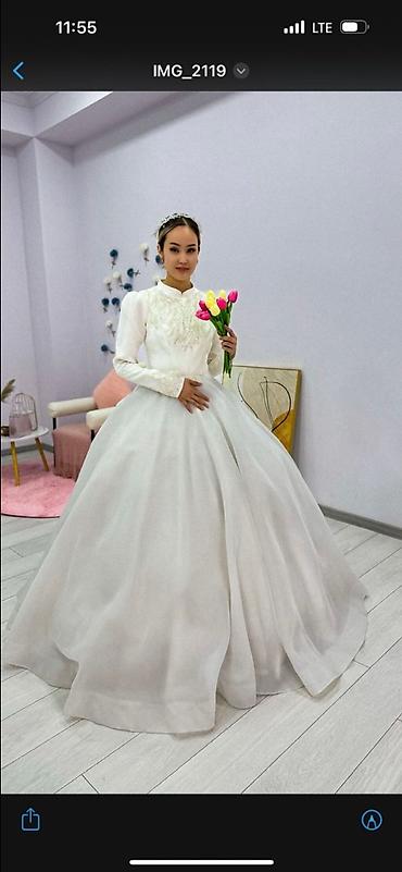 Свадебные платья: Свадебное платье, 2XL, Б/у — 4