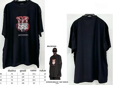 Majice: Men's T-shirt Balenciaga, bоја - Siva — 6