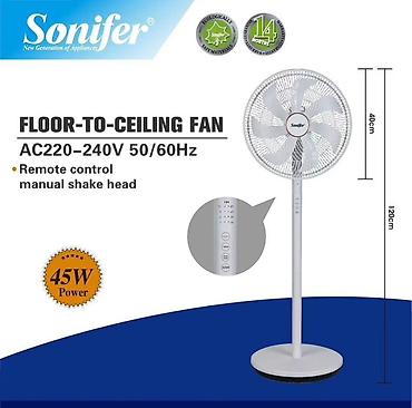 table fan: Напольный вентилятор Sonifer (от пола до потолка) - Питание: AC — 1