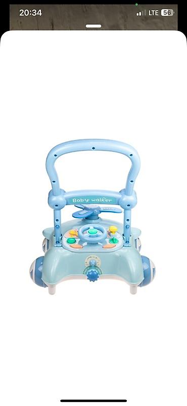 Детские ходунки: Детские ходунки 2-в-1 с игровой панелью Состояние как нового,купила в — 8