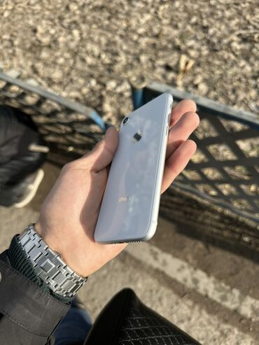 Apple iPhone: IPhone 8, Б/у, 64 ГБ, Белый, Чехол, 71 % — 3