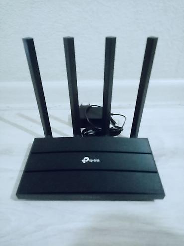 Модемы и сетевое оборудование: Гигабитный 2-диап. AC1900 мощный WiFi роутер TP-Link Archer C80 — 1