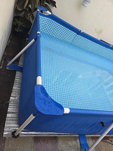 Karkas hovuzları: Hovuz satılır ! 3m×2m×75sm Hovuz satılır az işlənib hec problemi — 4