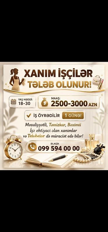 model isi axtariram: Salam. Masaj salonuna təcrübəli xanım masajist axtarırıq. İşini bilən — 1