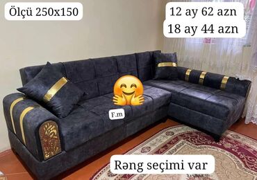 Masa və oturacaq dəstləri: Künc divan