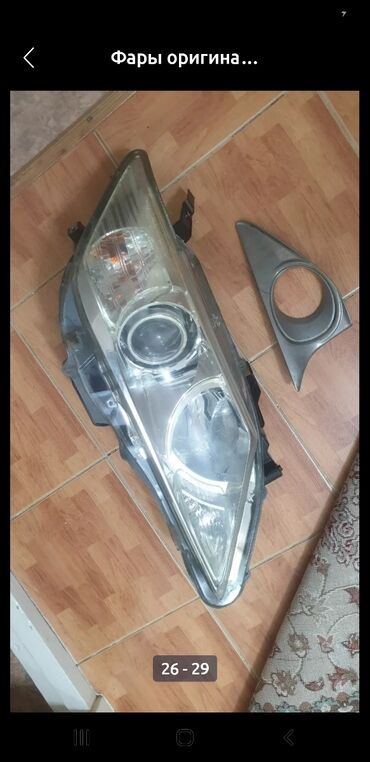 Передние фары: Комплект передних фар Toyota 2012 г., Б/у, Оригинал, Япония — 6