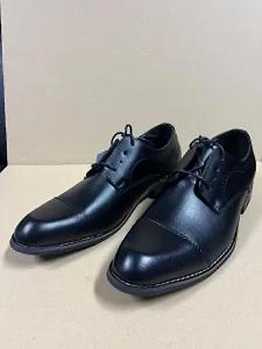 Cipele: Muške elegantne cipele – crne, sa pertlama - Model: klasične — 7