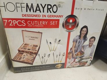 taxta qaşıq: HoffMayro 72 hissəli çəngəl-bıçaq dəsti – 12 nəfər üçün - Dizayn lalafo.az -da taxta qaşıq: HoffMayro 72 hissəli çəngəl-bıçaq dəsti – 12 nəfər üçün - Dizayn