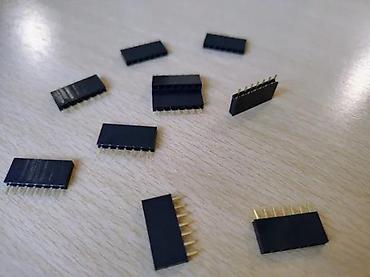 viler goblen: KONEKTOR ZA LEMLJENJE 1X7 PIN 2.54 ŽENSKI LEMNA LETVICA | Lemna — 2