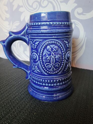 Čaše: Krigla nova rucni rad nemacka iz 70ih.god. Krigla rucni rad,rucno — 8