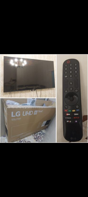 İşlənmiş Televizor LG 4K (3840x2160), Ünvandan götürmə, Pulsuz çatdırılma, Ödənişli çatdırılma