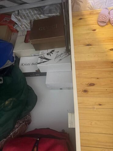 Yataq otağı dəstləri: İki nəfərlik 6 ay işlənmiş içi bazalı çarpayı və döşək dəsti - Ölçü — 15