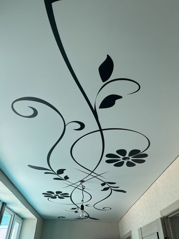 Натяжной потолок: Натяжной потолок Глянцевое, Матовое, 3D потолки Гарантия, Бесплатная консультация, Бесплатный замер — 13