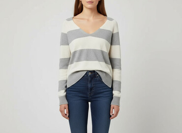 stradivarius szary sweter: Stradivarius, Sweter damski, rozmiar S