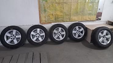 Колеса в сборе 215 / 70 / R 16, Зима, Б/у, Комплект, Легковые, Литые, отверстий - 5 at lalafo.kg Колеса в сборе 215 / 70 / R 16, Зима, Б/у, Комплект, Легковые, Литые, отверстий - 5