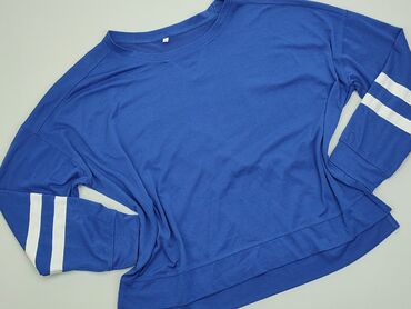 Bluzki: Bluza XL (EU 42), stan - Dobry, wzór - Print, kolor - Niebieski