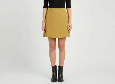 spódnice plisowane ciemnozielone: MbyM, Women`s skirt, size M