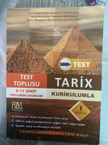 tarix testleri: Salam tarix test toplusu içi yazılmayıb