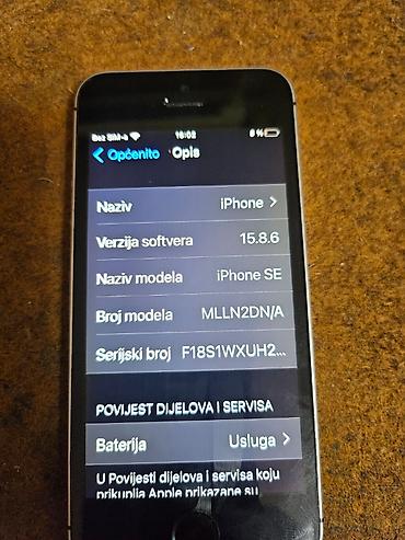 Apple iPhone: Apple iPhone SE – 16 GB telefon je potpuno ispravan sim free icloud — 12