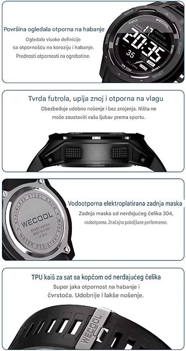 Ručni satovi: Nov ručni sat. Prečnik kućišta je 4,6 cm, širina kajša je 2,2 cm — 8