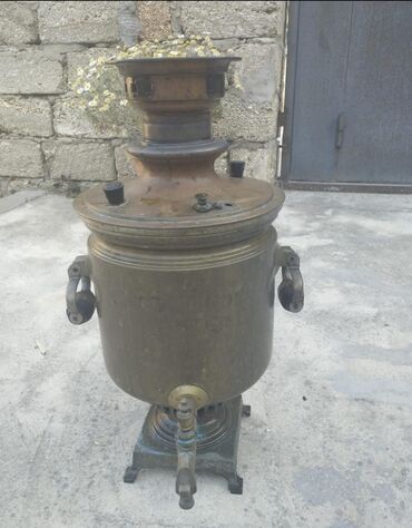 səmavar: İşlənmiş Od Samovar, 10 l, Ünvandan götürmə