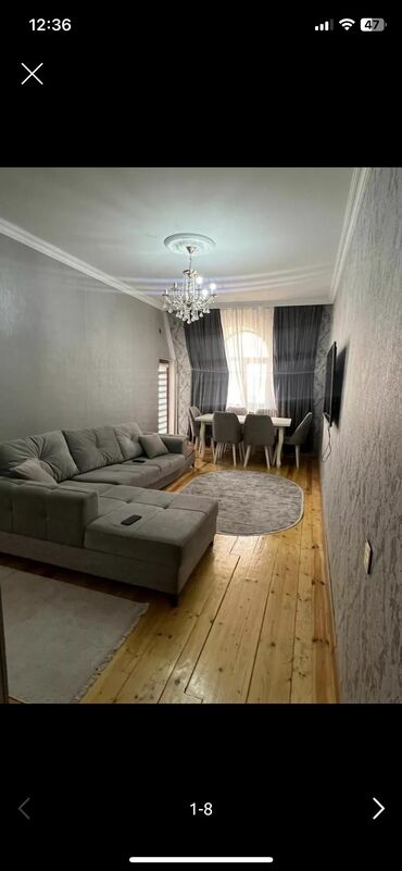 studio tipli menzil: 3 комнаты, Новостройка, 73 м²