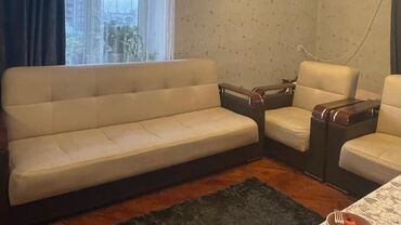 Divan və kreslo dəstləri: İşlənmiş, Divan, 2 kreslo, Bazalı, Açılan