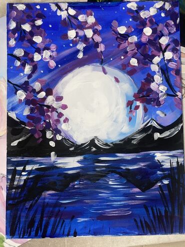 Şəkillər, tablolar: Orijinal yağlı boya tablolar dəsti - Mövzu: Çiçəklər və natürmort - — 7