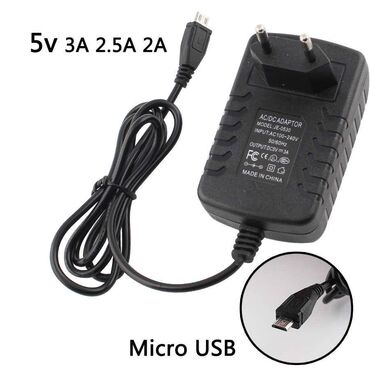 Другие комплектующие: Зарядник micro USB 5 Вольт 2А Арт. з000001 #Зарядное устройство #Блок