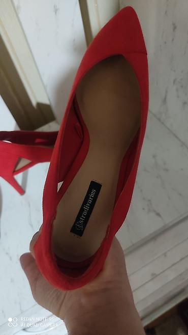 Туфли: Туфли, 37, Stradivarius, Новый, цвет - Красный, Самовывоз — 3