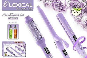 shakelli yag: LEXICAL Hair Styling Kit LGW-5815 - 3-ü 1-də saç formalaşdırma dəsti — 1