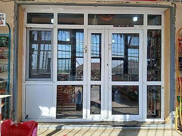 PVC vitraj giriş sistemi – mağaza/ofis üçün - Material: Ağ PVC profil lalafo.az -da PVC vitraj giriş sistemi – mağaza/ofis üçün - Material: Ağ PVC profil