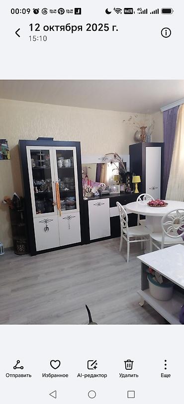 stul stol: Mebel dəsti - Rəng: qara-ağ, dekorativ naxışlı ön panellər - Komplekt — 1