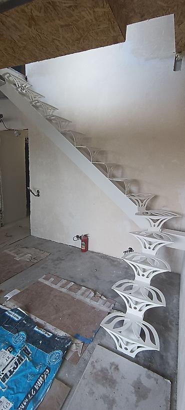 Металлические лестницы: Металлическая лестница Для дома, Форма лестницы: Г-образная, Стиль: Лофт — 15