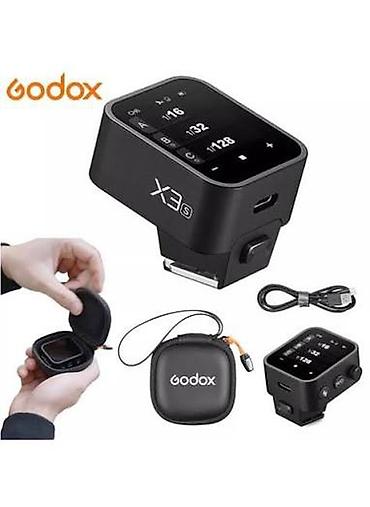 mini radio: Godox X3 S – kompakt və toxunma ekranlı TTL/radio flaş tetikleyici. - — 1
