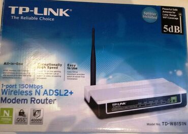 polzunkilər v Azərbaycan | Uşaq dünyası: В отличном состоянии TP-link ADSL modem router, пользовались мало, в