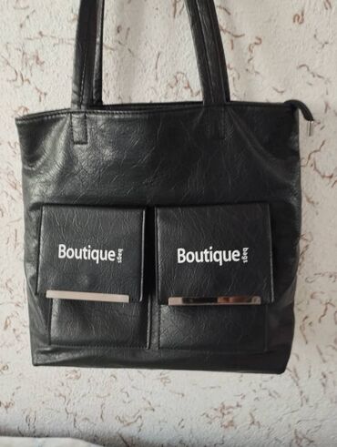 черная сумку: Продается сумка шопер в хорошем состоянии из эко кожи. Длина сумки