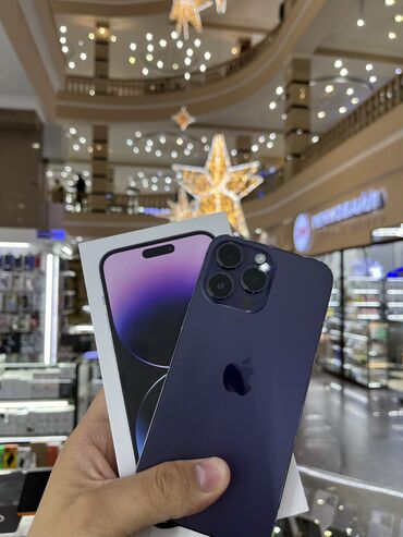 iphone 11 pro max цена в бишкеке: IPhone 14 Pro Max, Б/у, 256 ГБ, Deep Purple, Защитное стекло, Чехол, Коробка, В рассрочку, 89 %