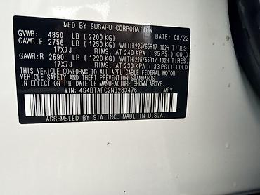 Subaru: Subaru Outback: 2022 г., 2.5 л, Автомат, Бензин, Универсал — 14