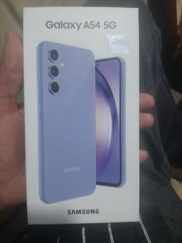 samsung galaxy a54 ikinci el: Samsung Galaxy A54 5G, 128 ГБ, цвет - Фиолетовый, Гарантия, Сенсорный, Отпечаток пальца