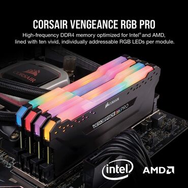 Operativ yaddaş (RAM): Operativ yaddaş (RAM) Corsair, 16 GB, 3600 Mhz, DDR4, PC üçün, Yeni