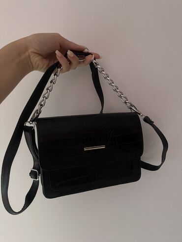 pinko torbe fashion and friends: Shoulder bag, Handmade, Material: Patent leather